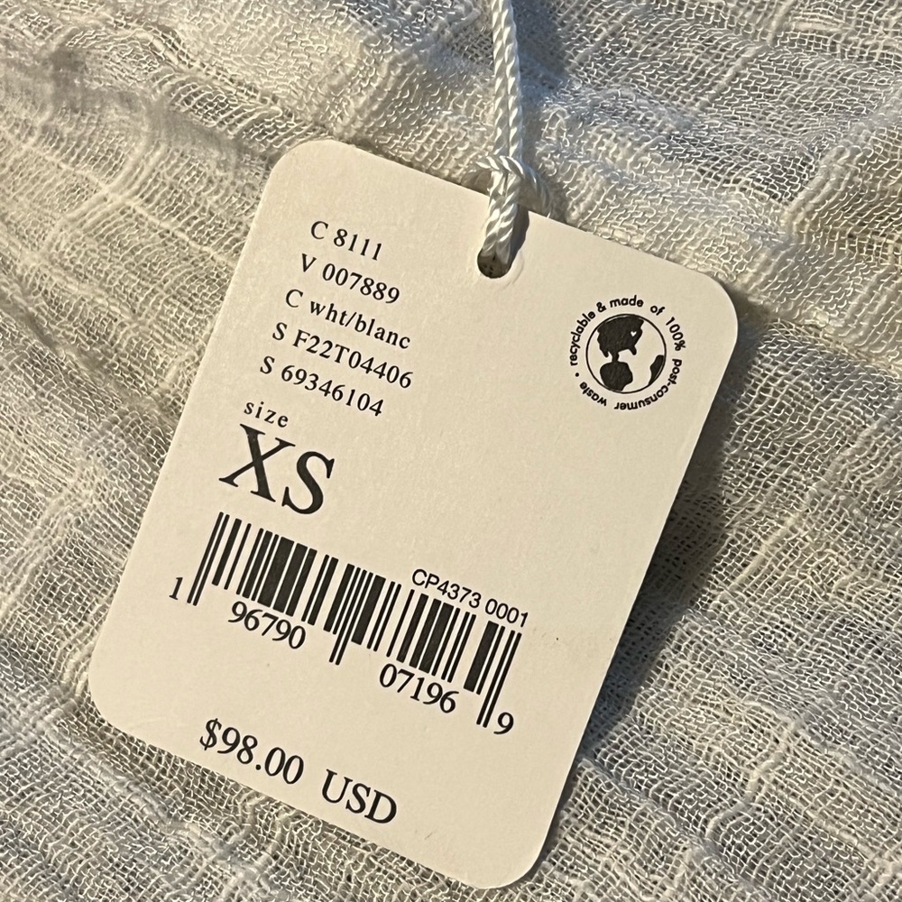 *NWT* Free People Cropped Muslin Top - Picture 5 of 10